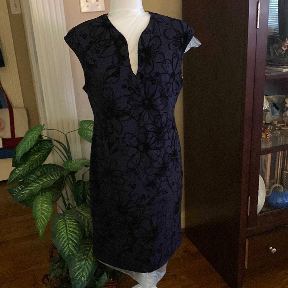 New Connected Apparel navy dress